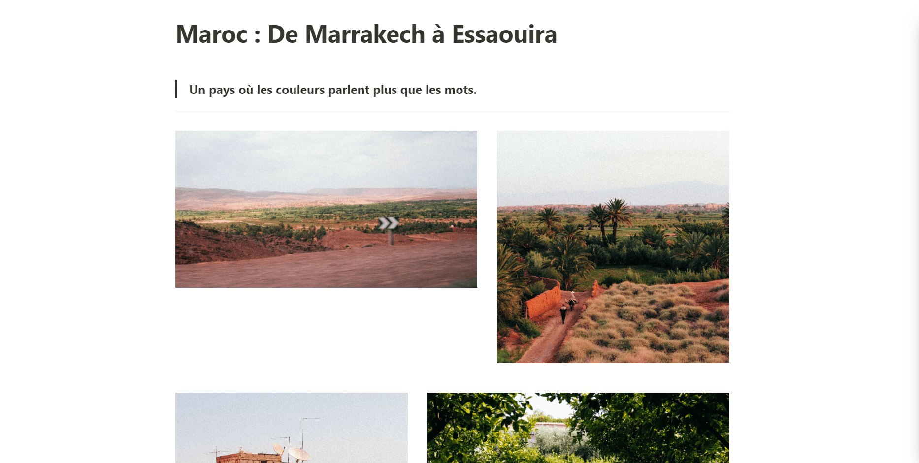 Maroc book screenshot